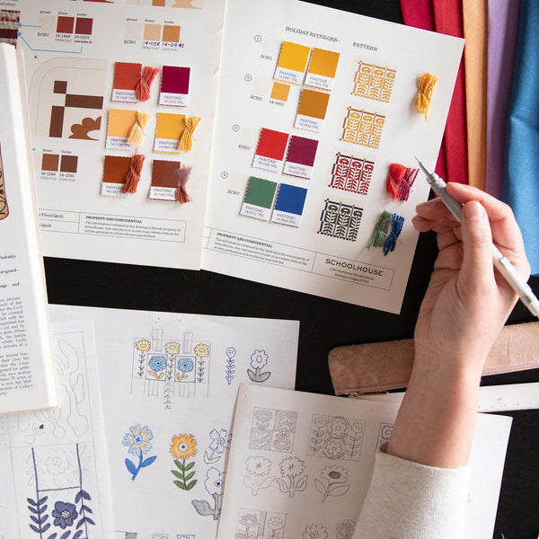 Inside the Design: The Stillwater Floral Quilt – Schoolhouse