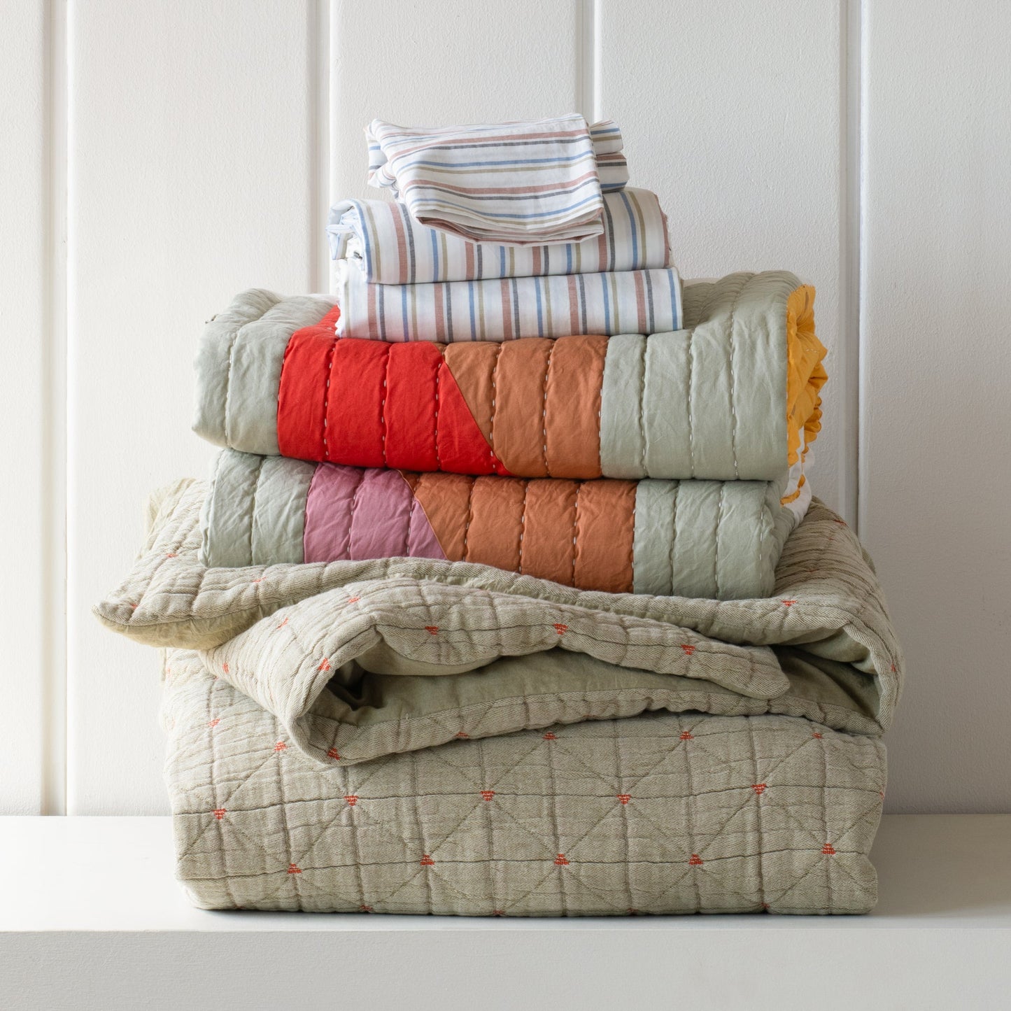 Fresh Stripe Percale Sheeting