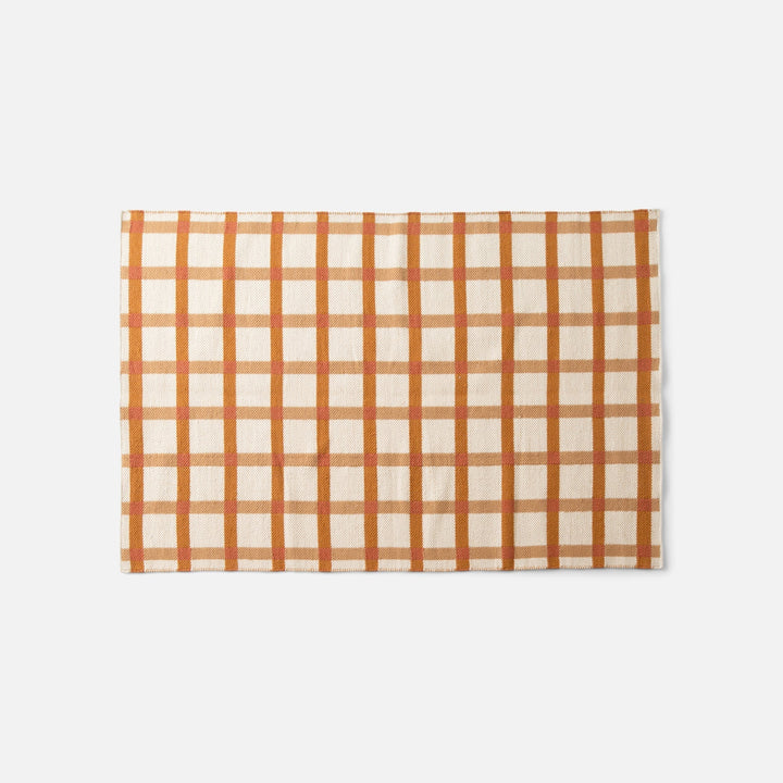 Plaid Wool Rug