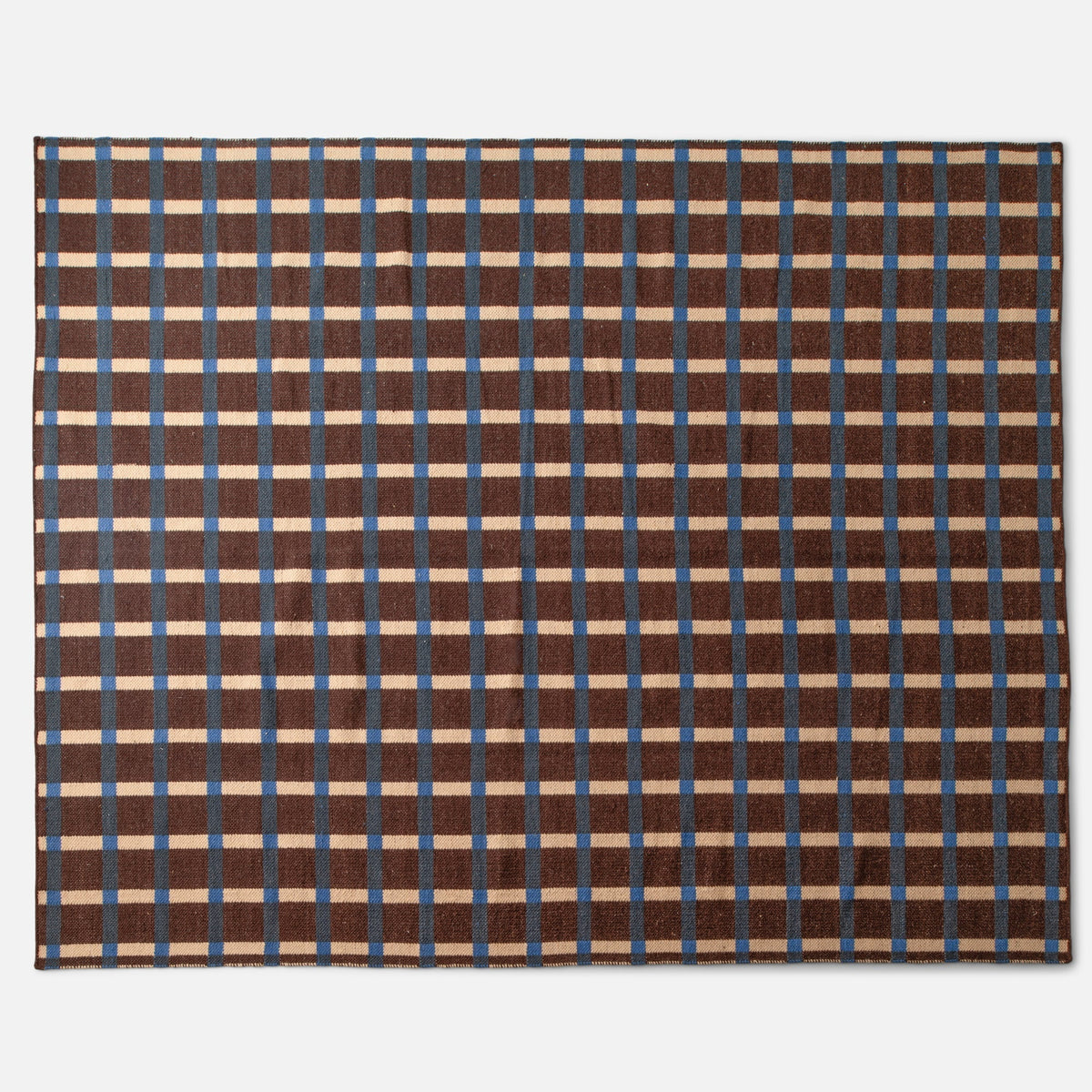 Plaid Wool Rug