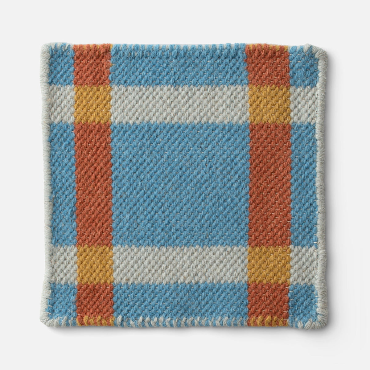 Plaid Wool Rug Swatch