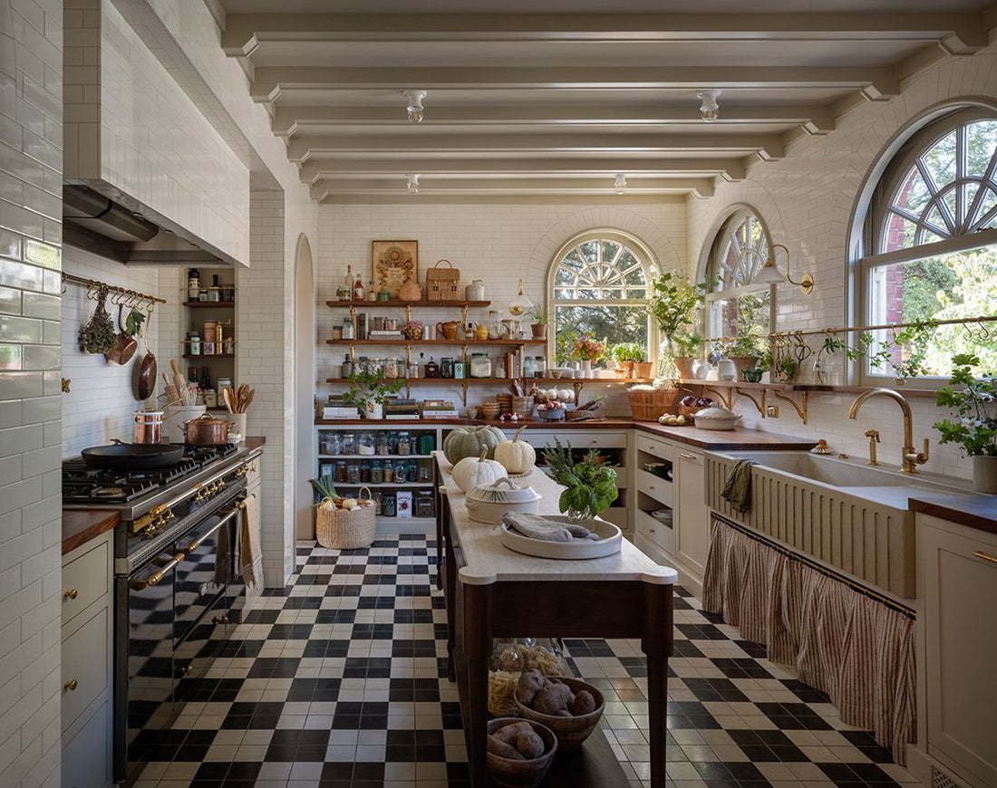Traditional kitchen.