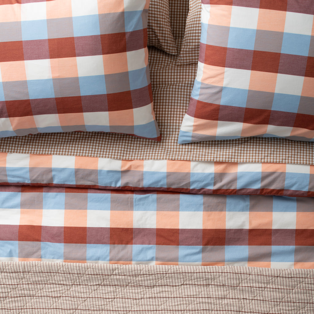 Diamond Ticking Quilted Pillow Sham – Schoolhouse