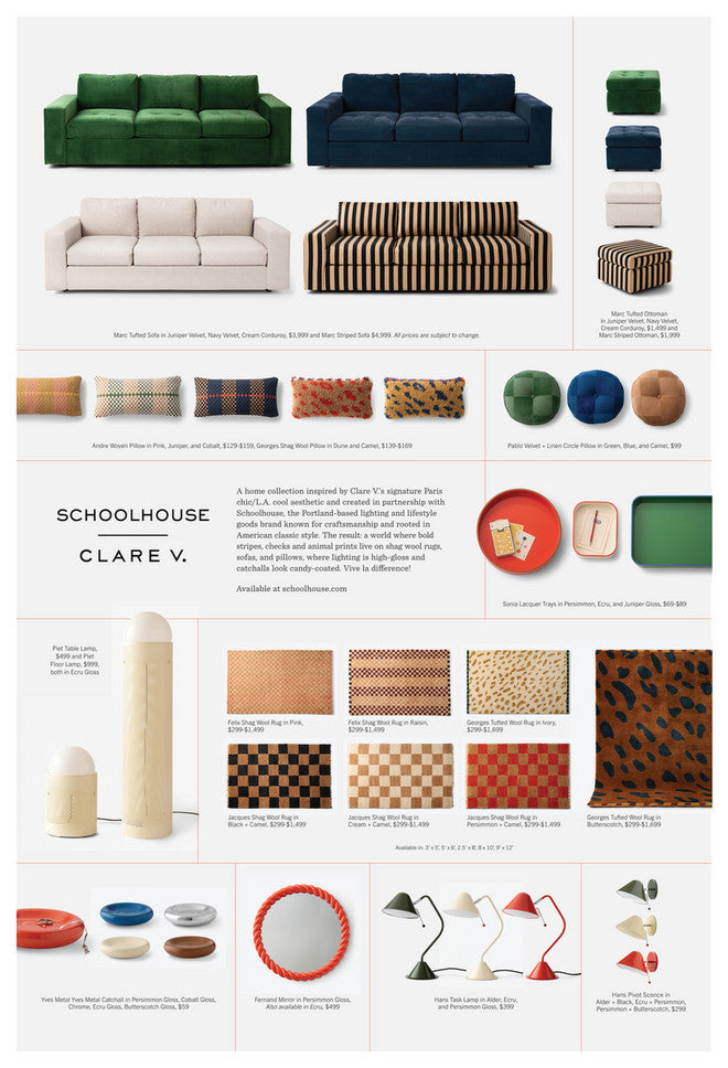 Schoolhouse x Clare V.®