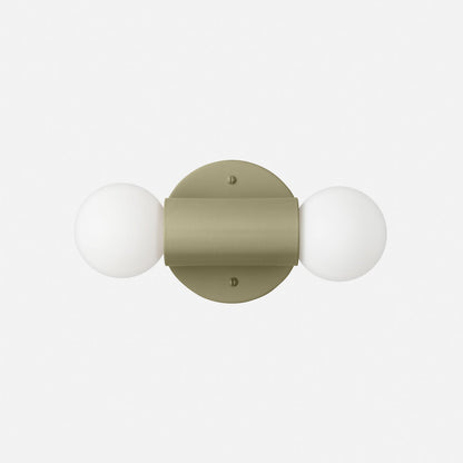 Cylinder Double Sconce