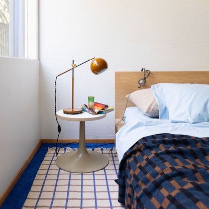 Cotton Grid Flatweave Rug