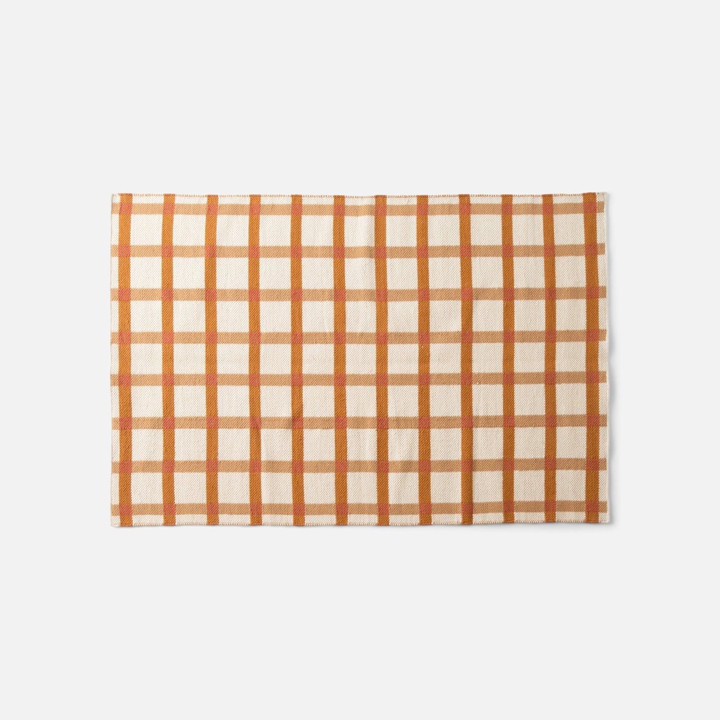 Plaid Wool Rug