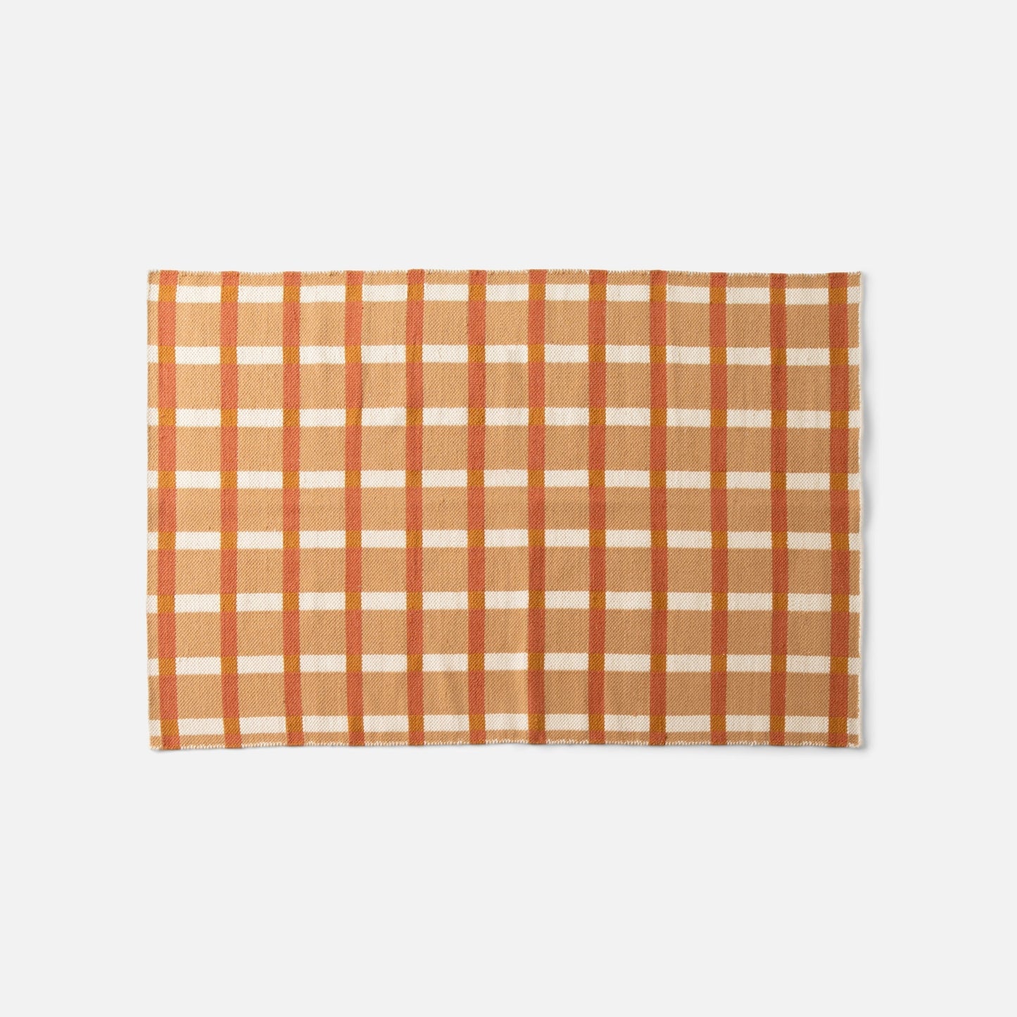 Plaid Wool Rug