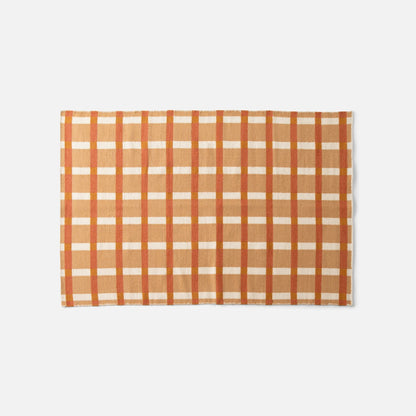 Plaid Wool Rug