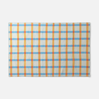 Plaid Wool Rug