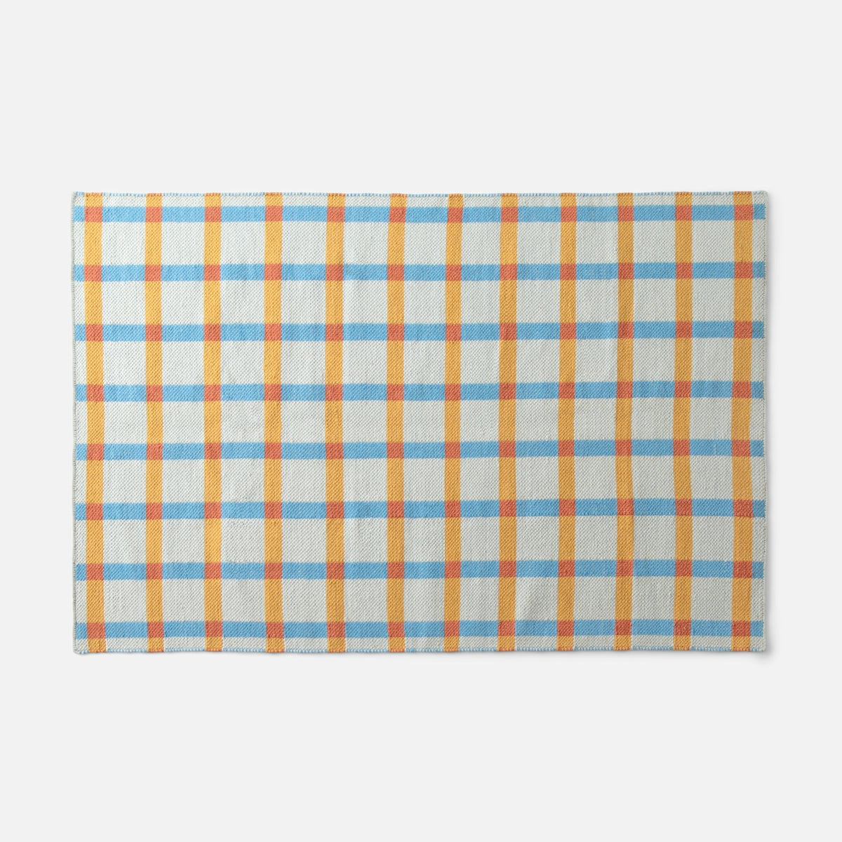 Plaid Wool Rug