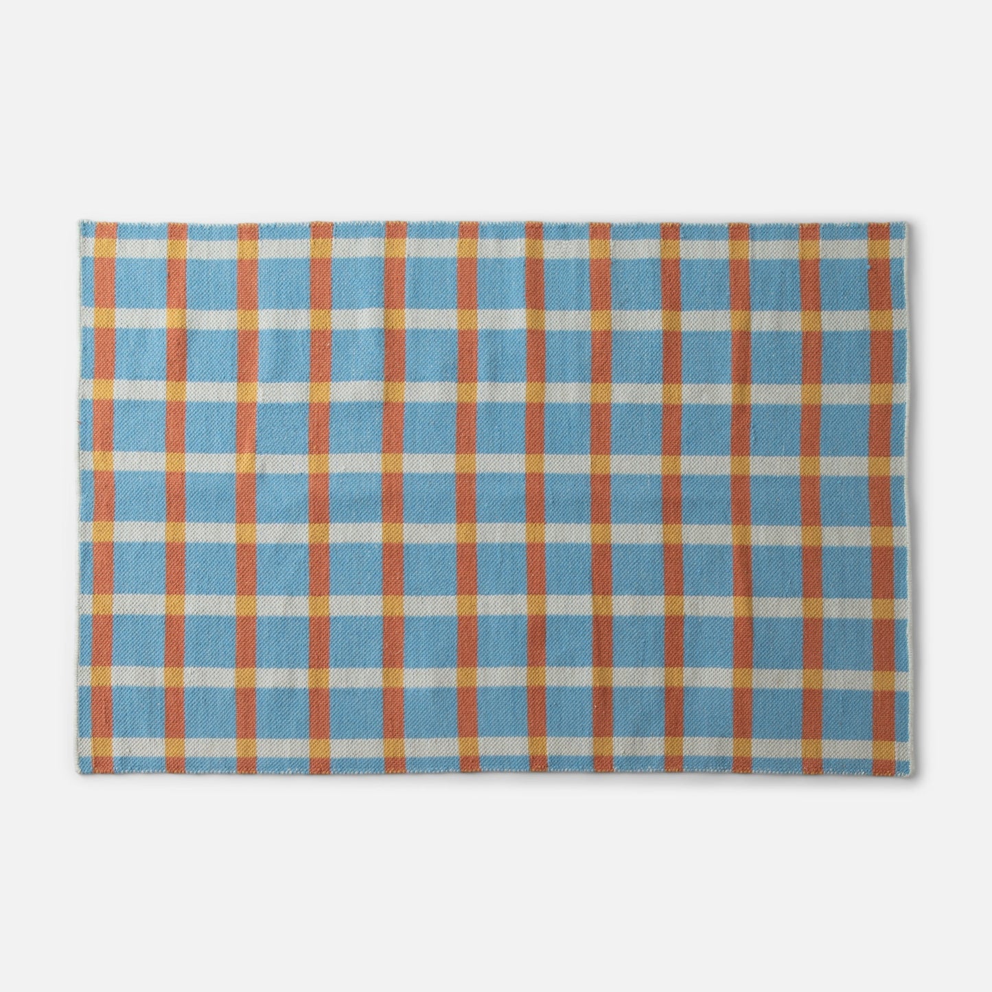 Plaid Wool Rug