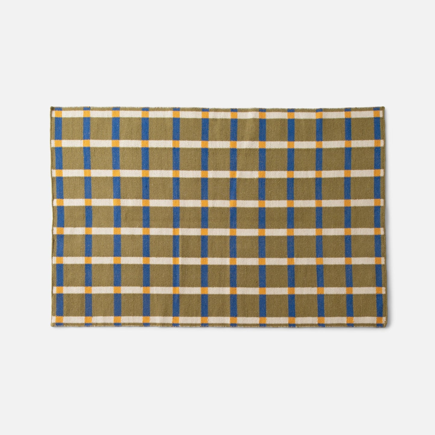 Plaid Wool Rug