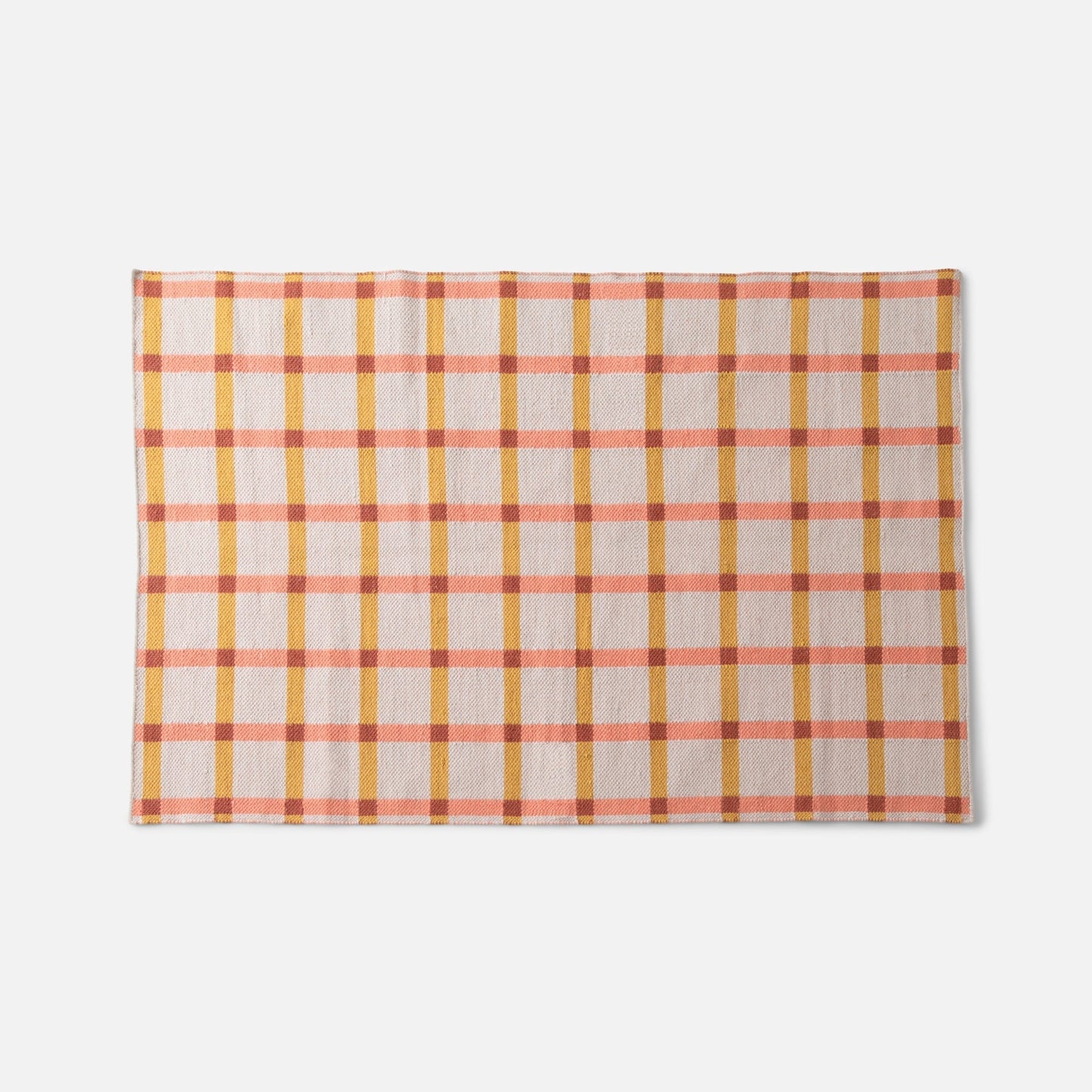 Plaid Wool Rug