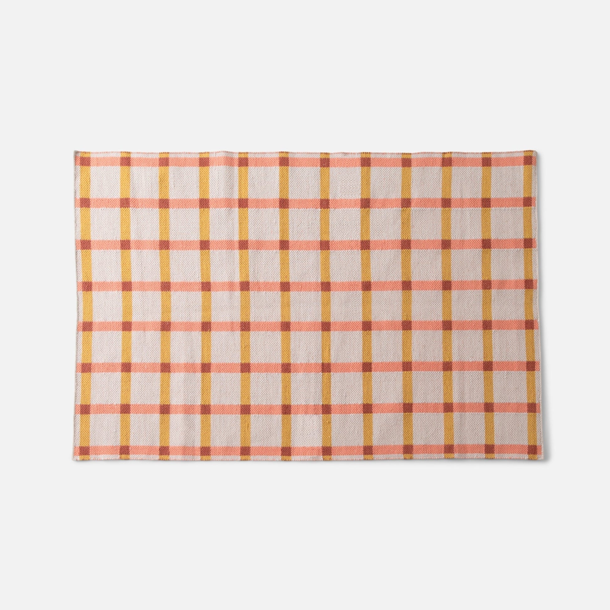 Plaid Wool Rug