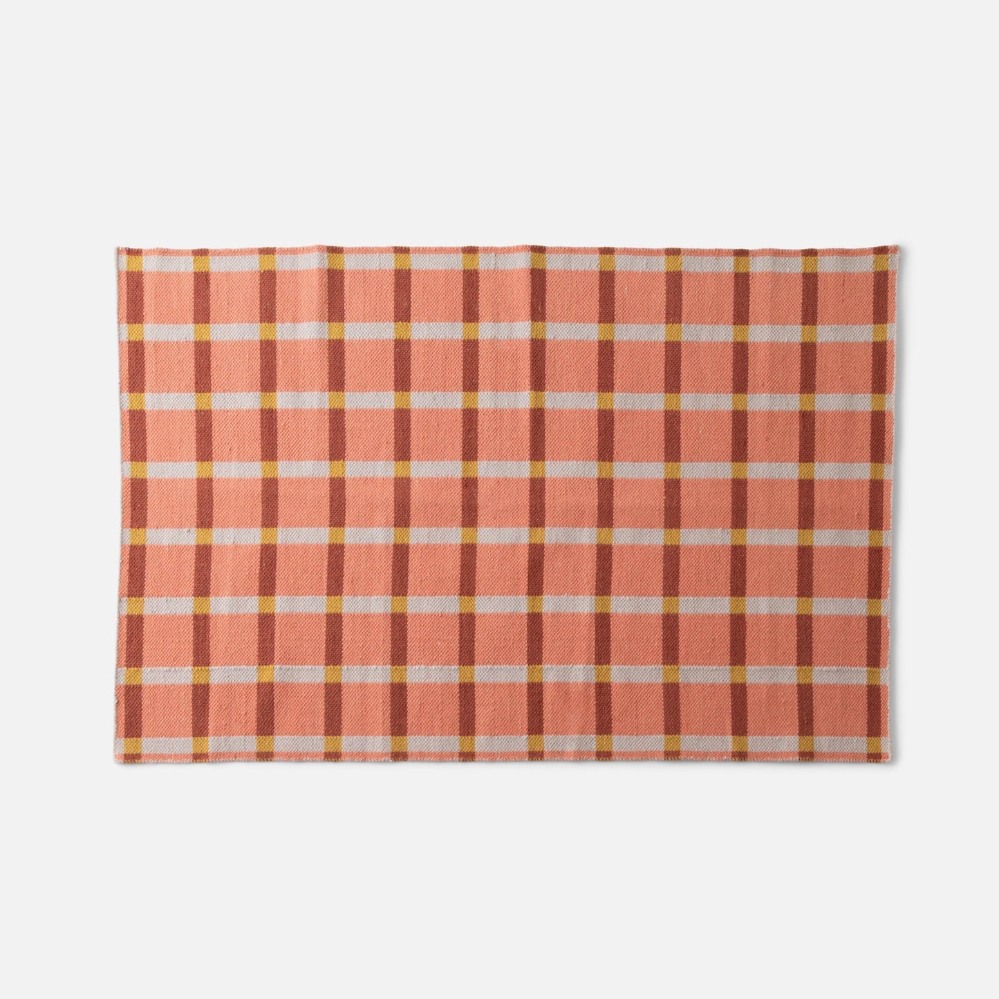 Plaid Wool Rug
