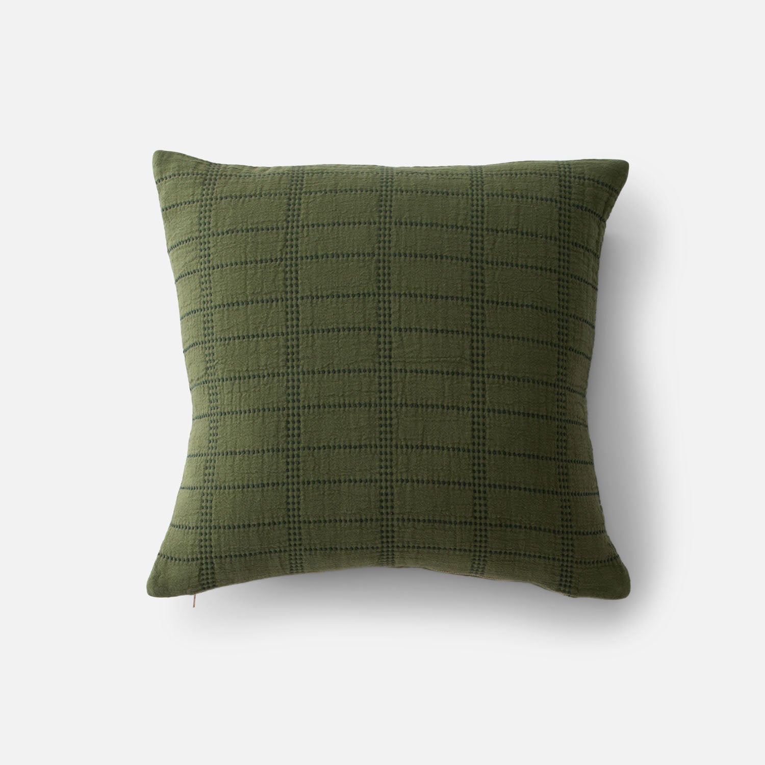 Grid Stitch Pillow Cover
