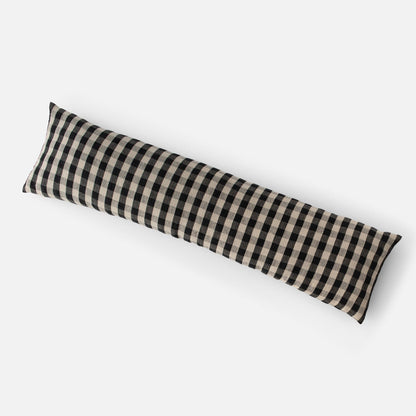 Linen Check Throw Pillow