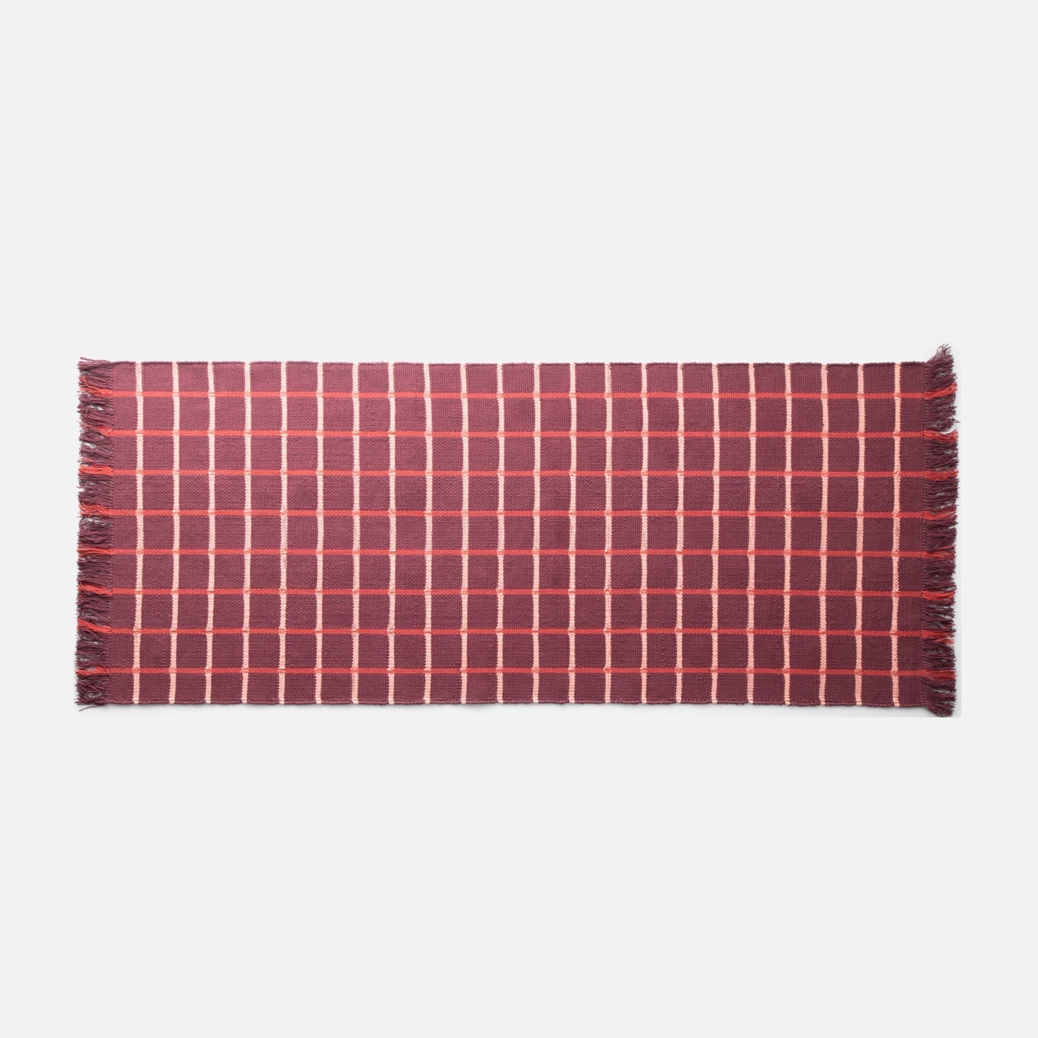 Grid Cotton Rug