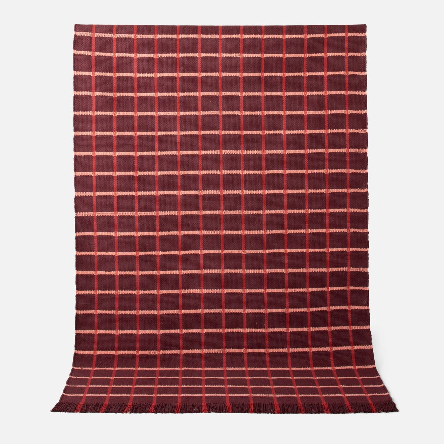 Grid Cotton Rug