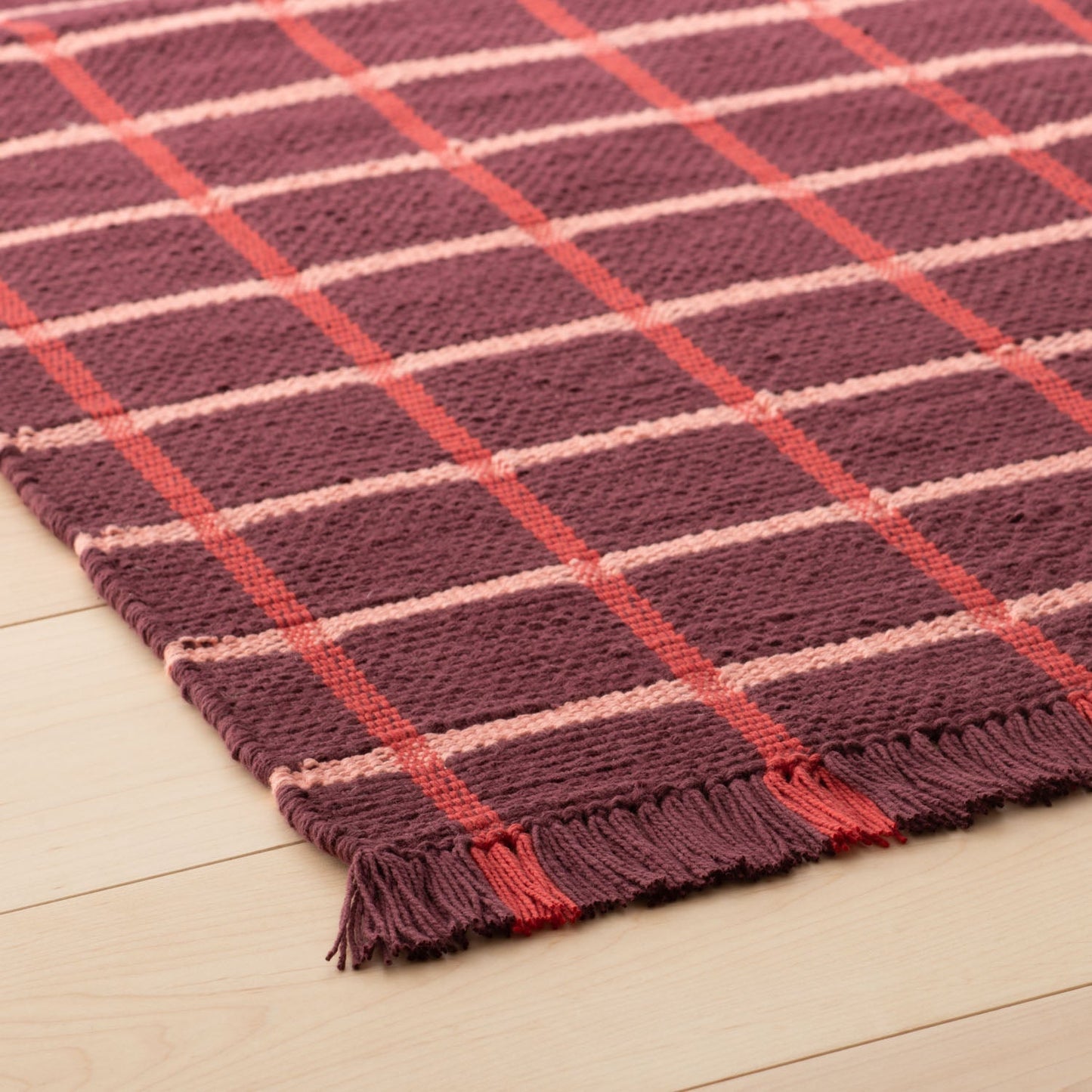 Grid Cotton Rug