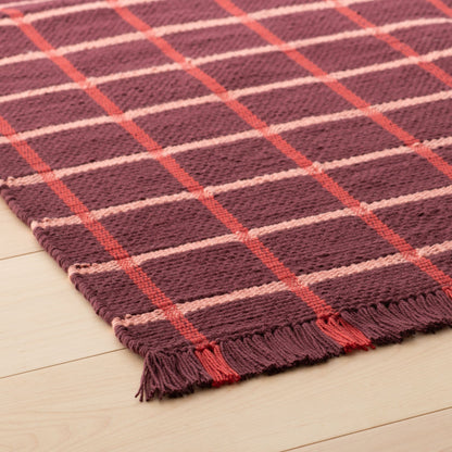 Grid Cotton Rug