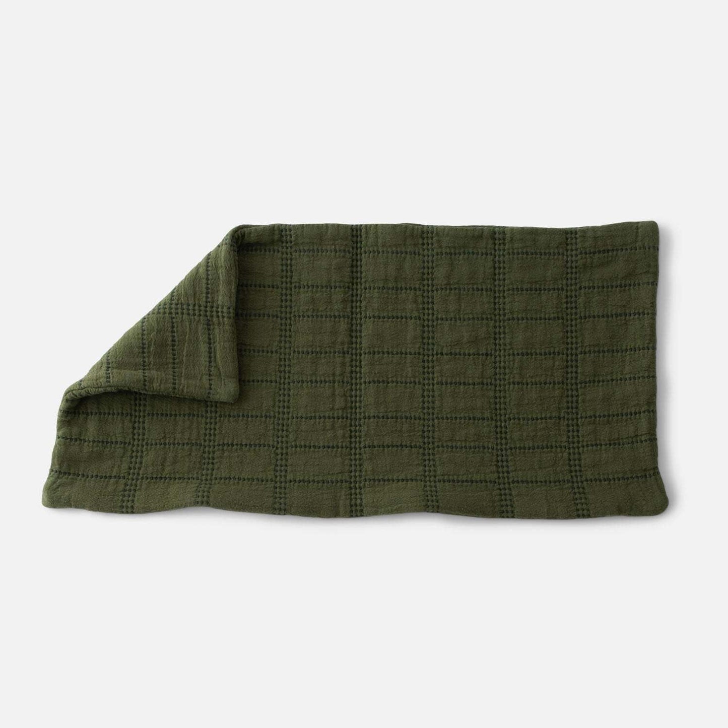 Grid Stitch Pillow Cover