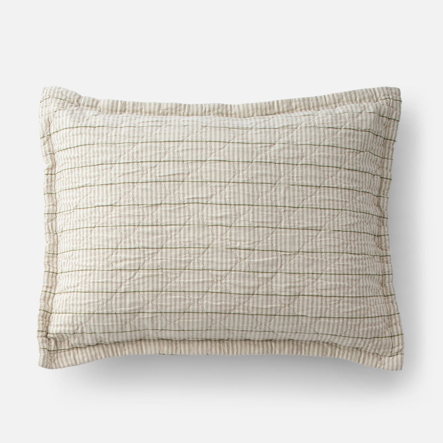 Diamond Ticking Sham