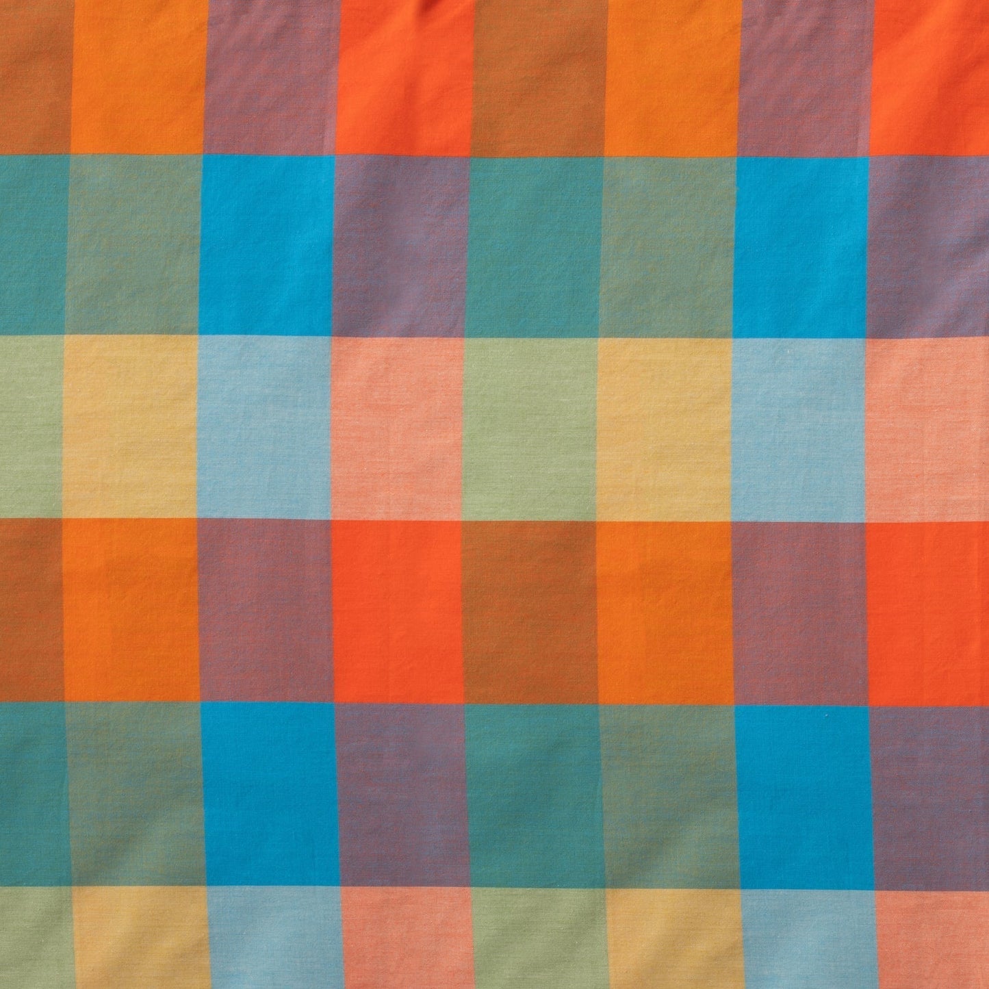 Woven Plaid Duvet Cover