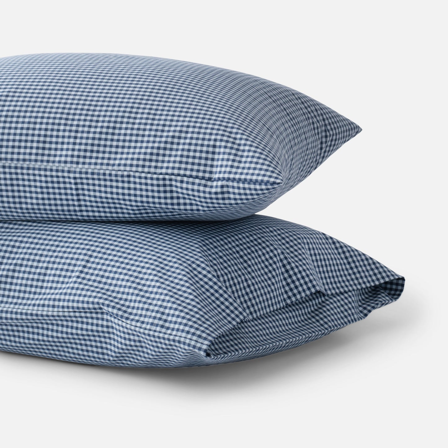 Gingham Percale Pillow Case, Set of 2