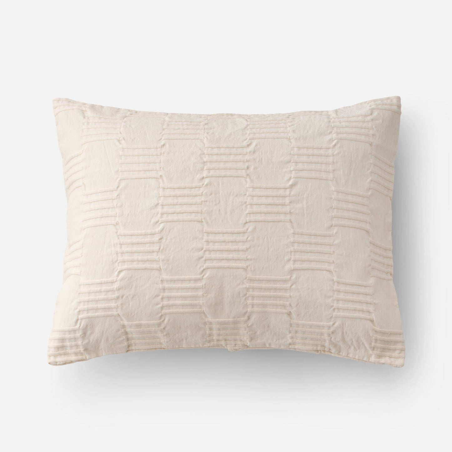 Woven Tally Sham