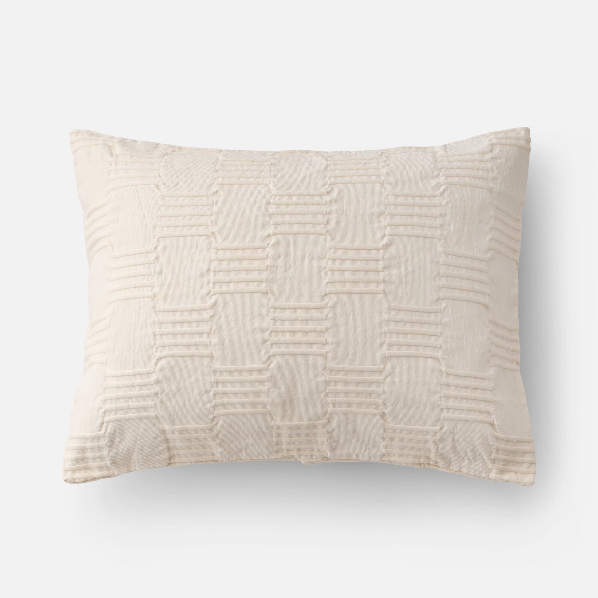 Woven Tally Sham