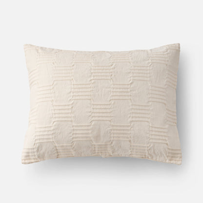 Woven Tally Sham