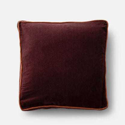 Velvet Piped Pillow Cover