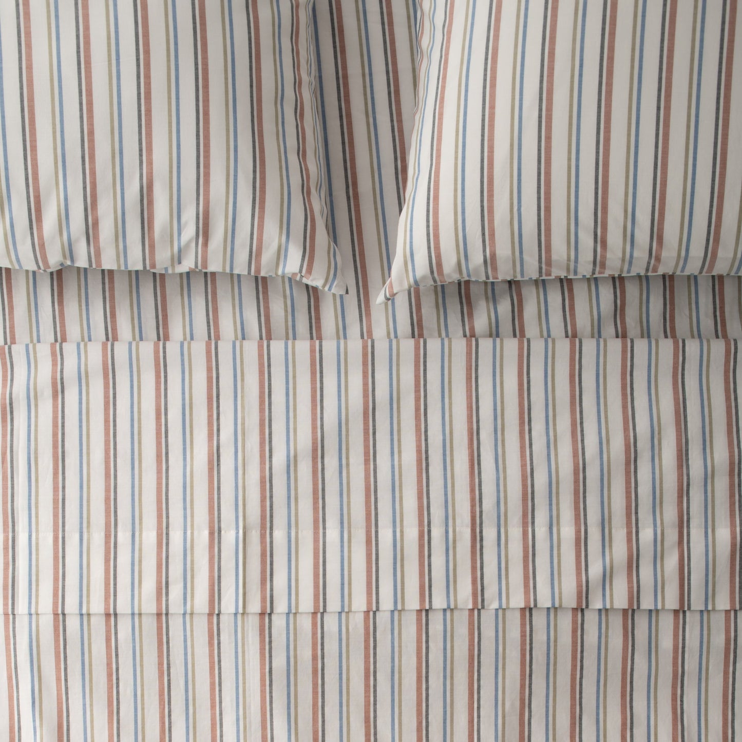 Fresh Stripe Percale Pillow Case, Set of 2