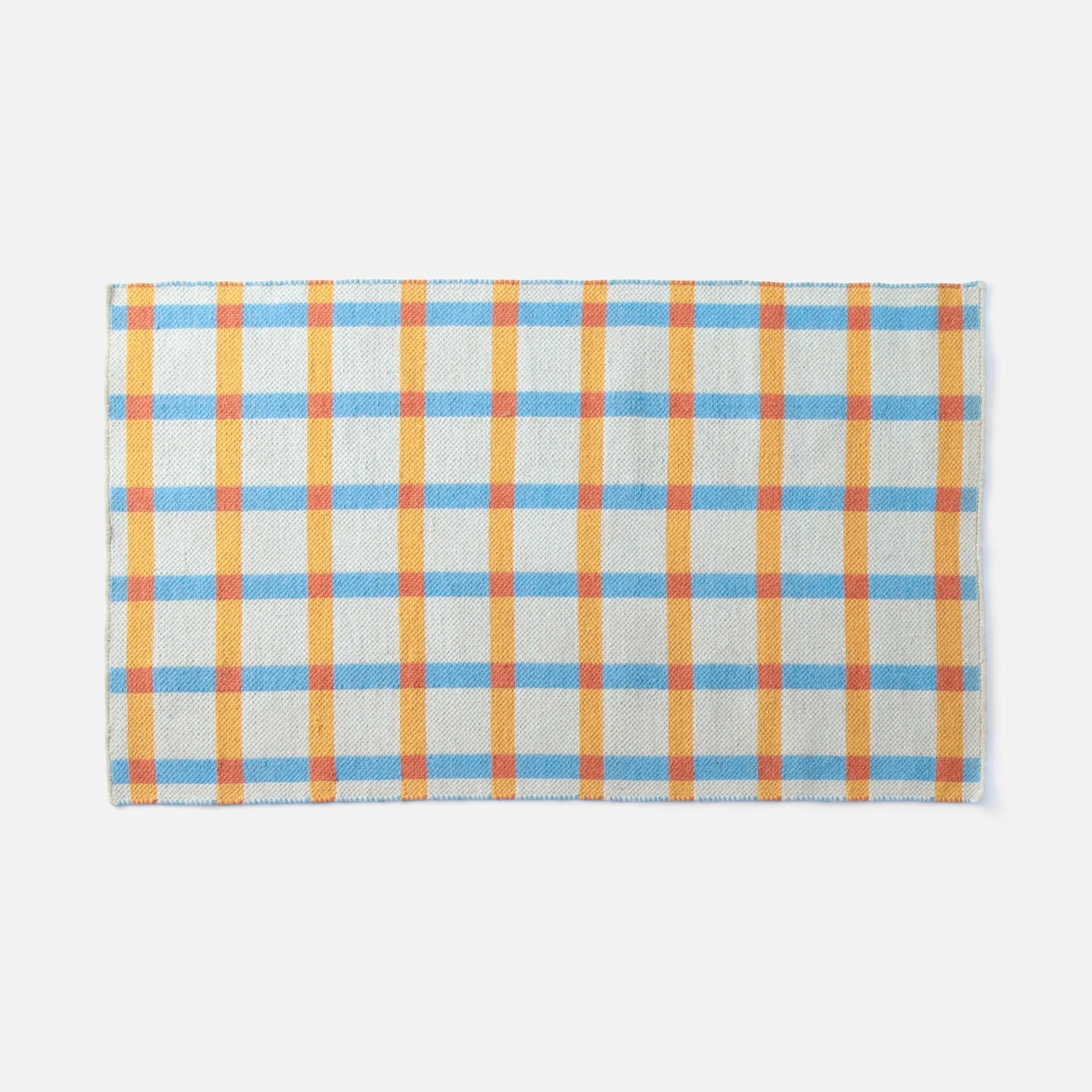 Plaid Wool Rug