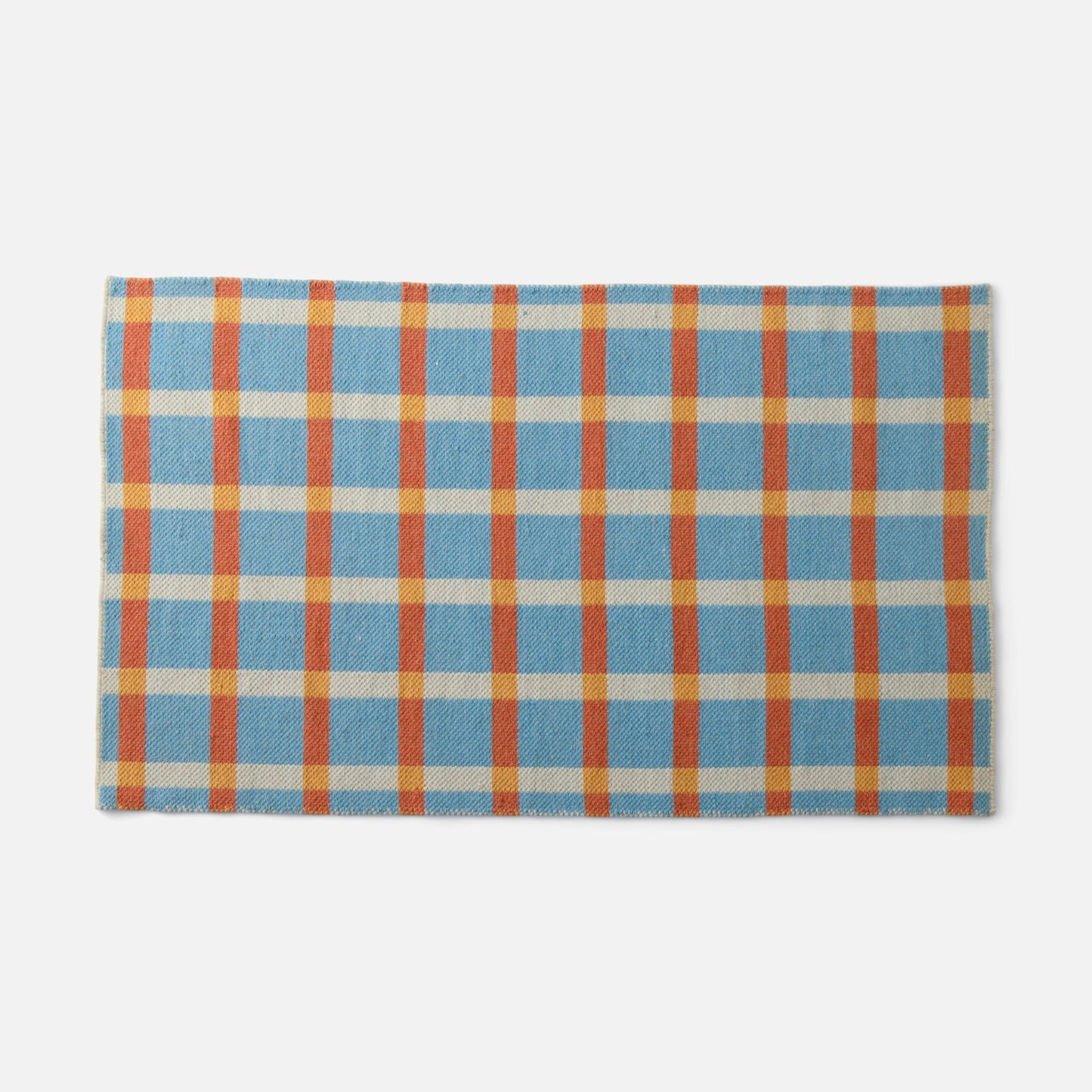 Plaid Wool Rug