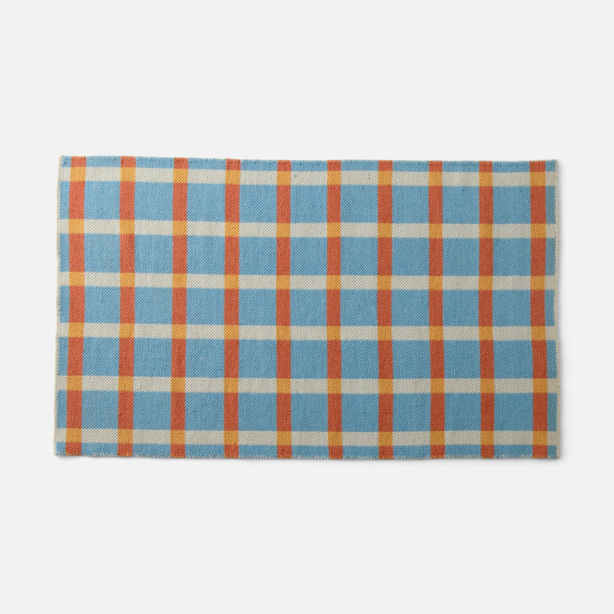 Plaid Wool Rug