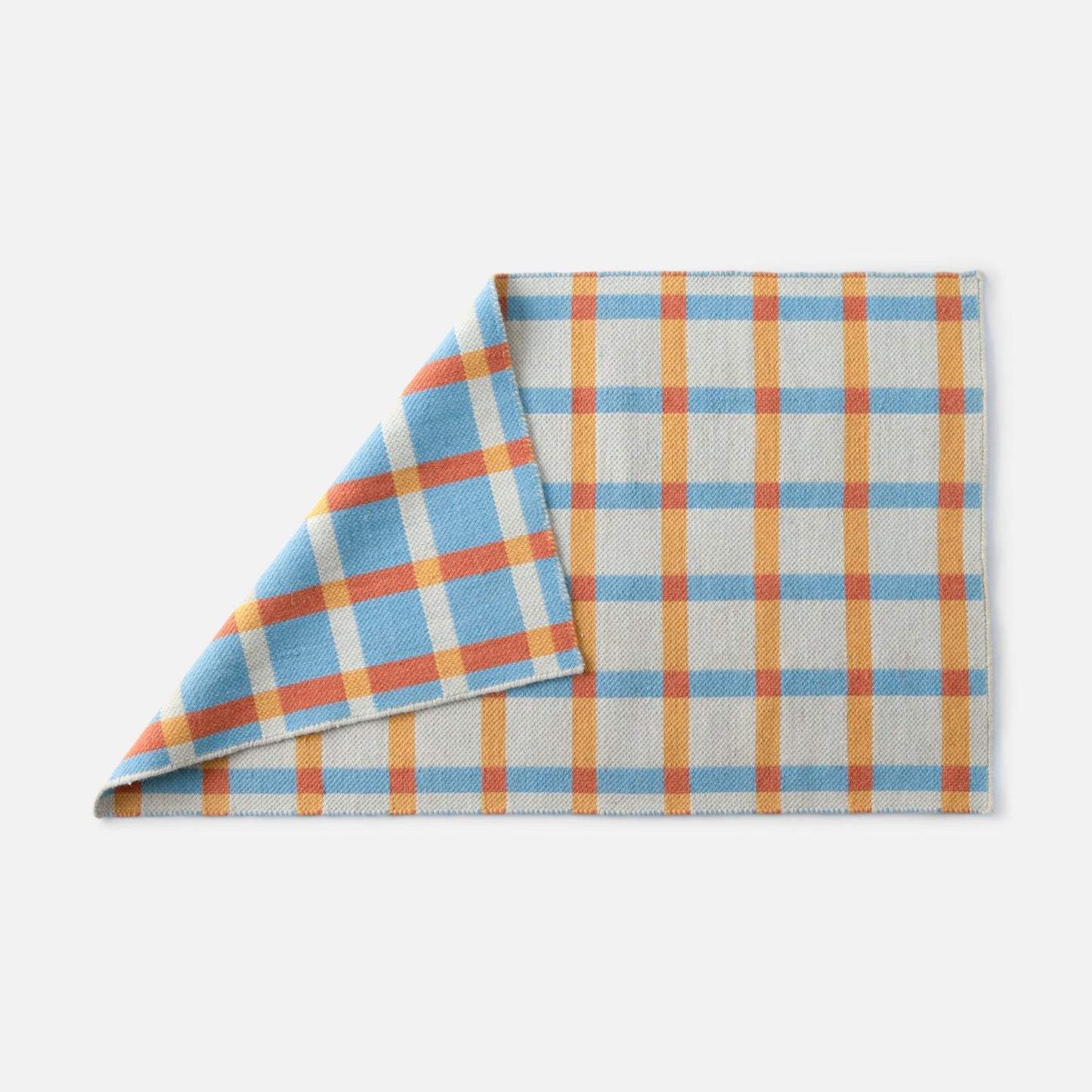 Plaid Wool Rug