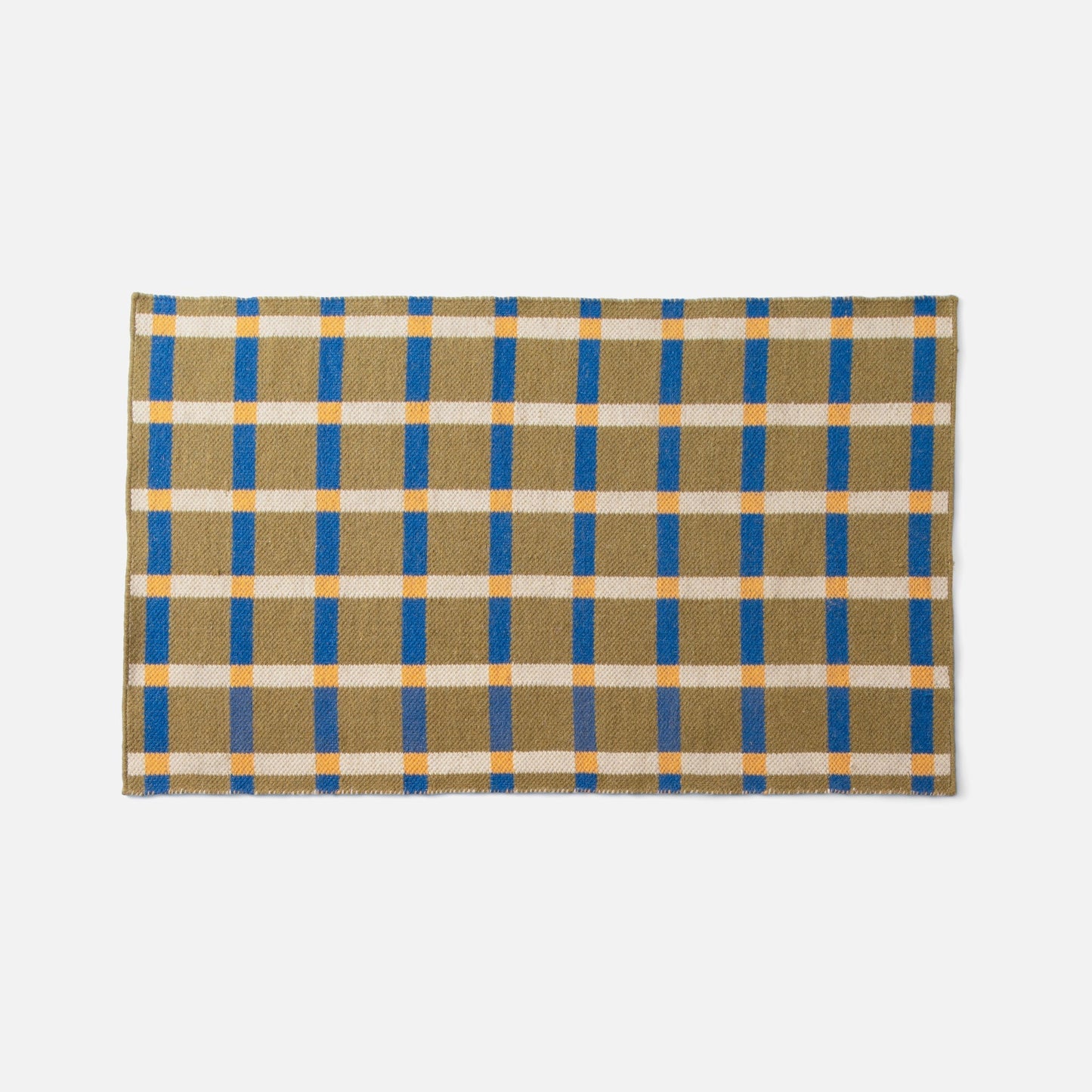 Plaid Wool Rug