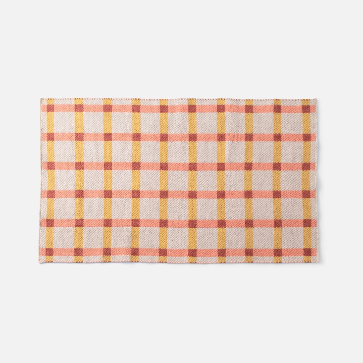 Plaid Wool Rug