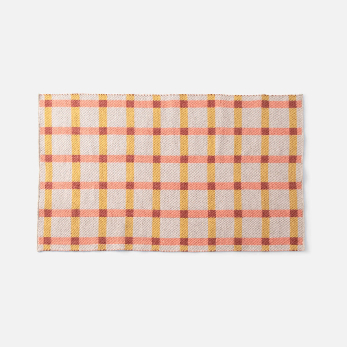 Plaid Wool Rug