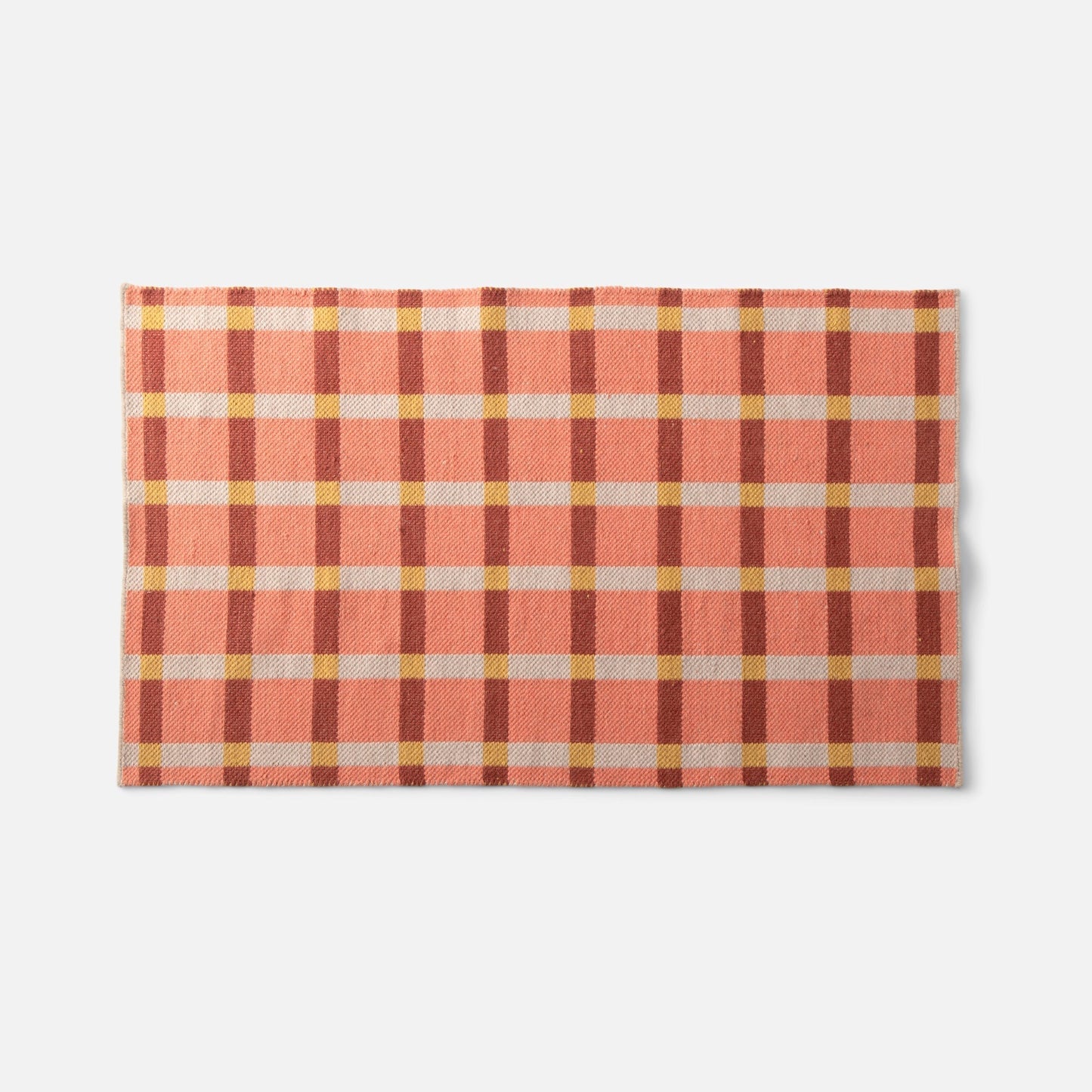 Plaid Wool Rug