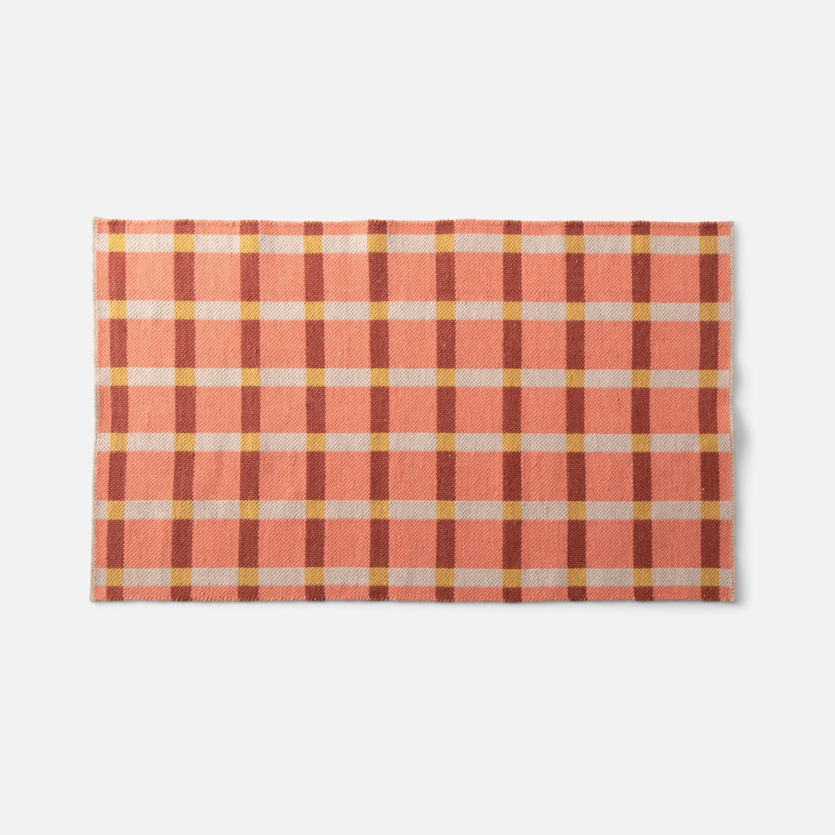 Plaid Wool Rug