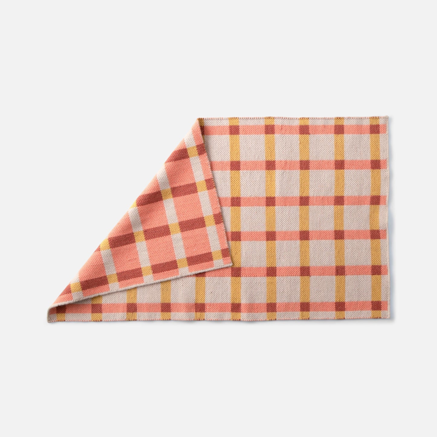 Plaid Wool Rug