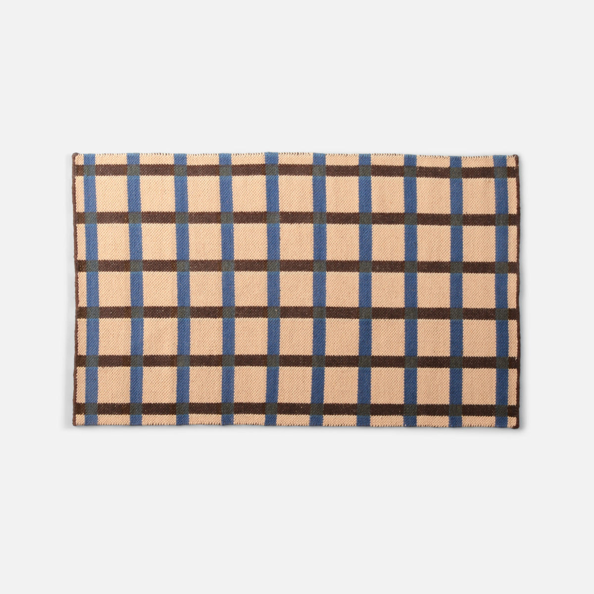 Plaid Wool Rug