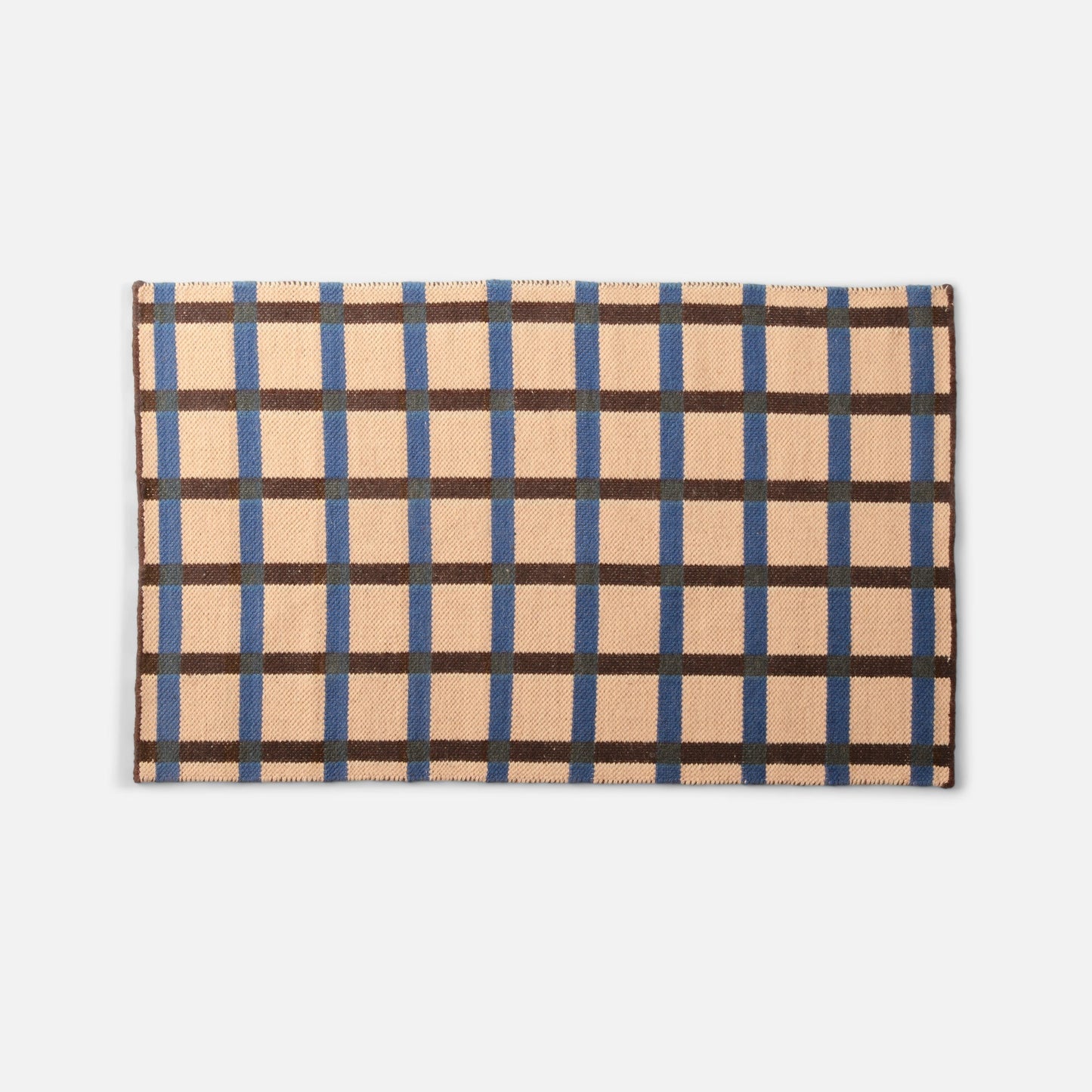 Plaid Wool Rug
