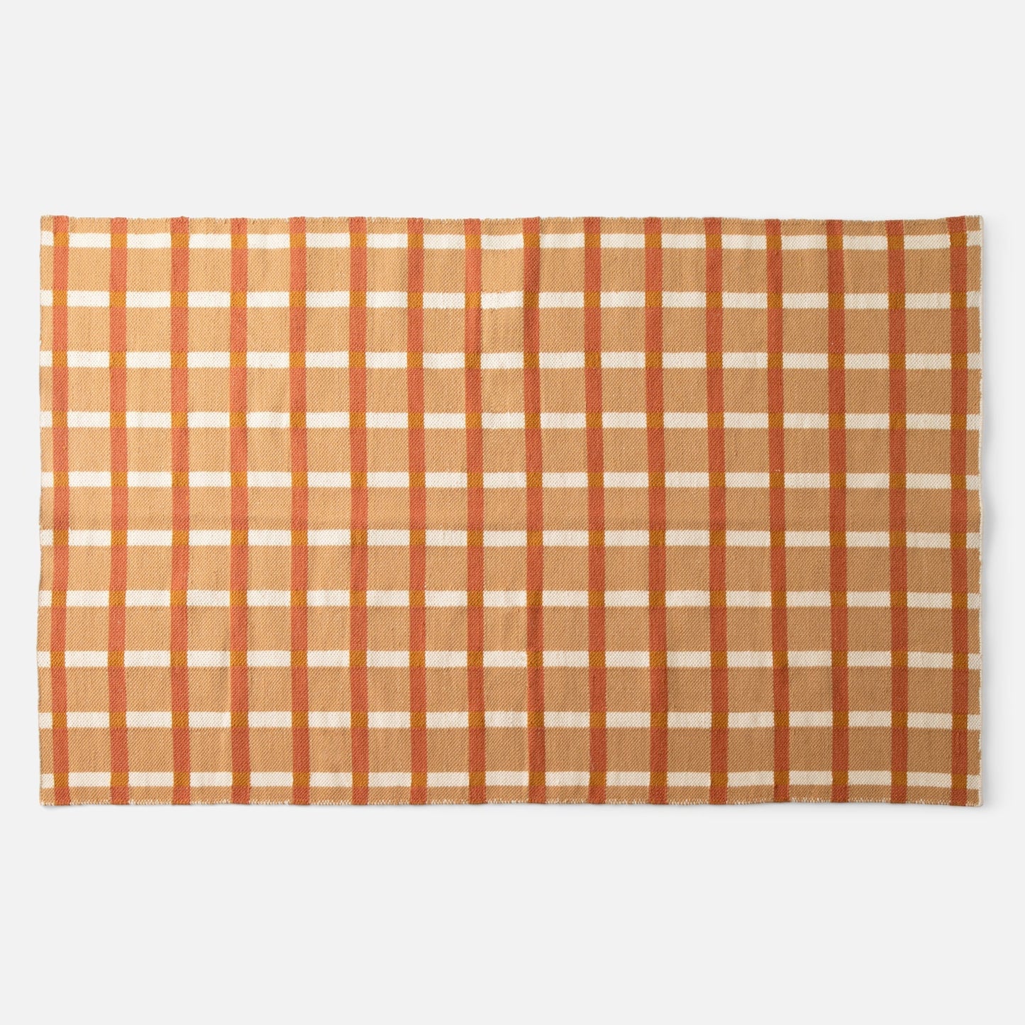 Plaid Wool Rug