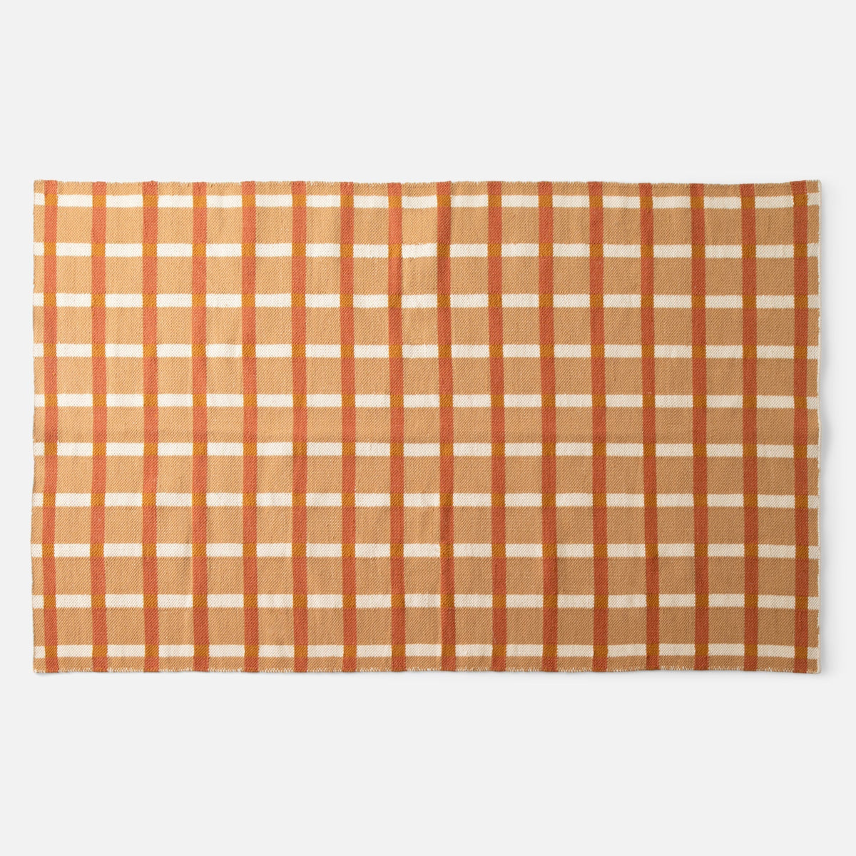 Plaid Wool Rug