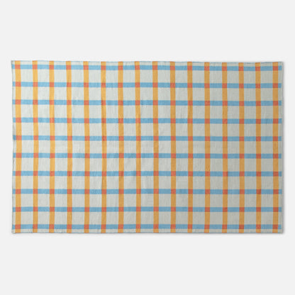 Plaid Wool Rug